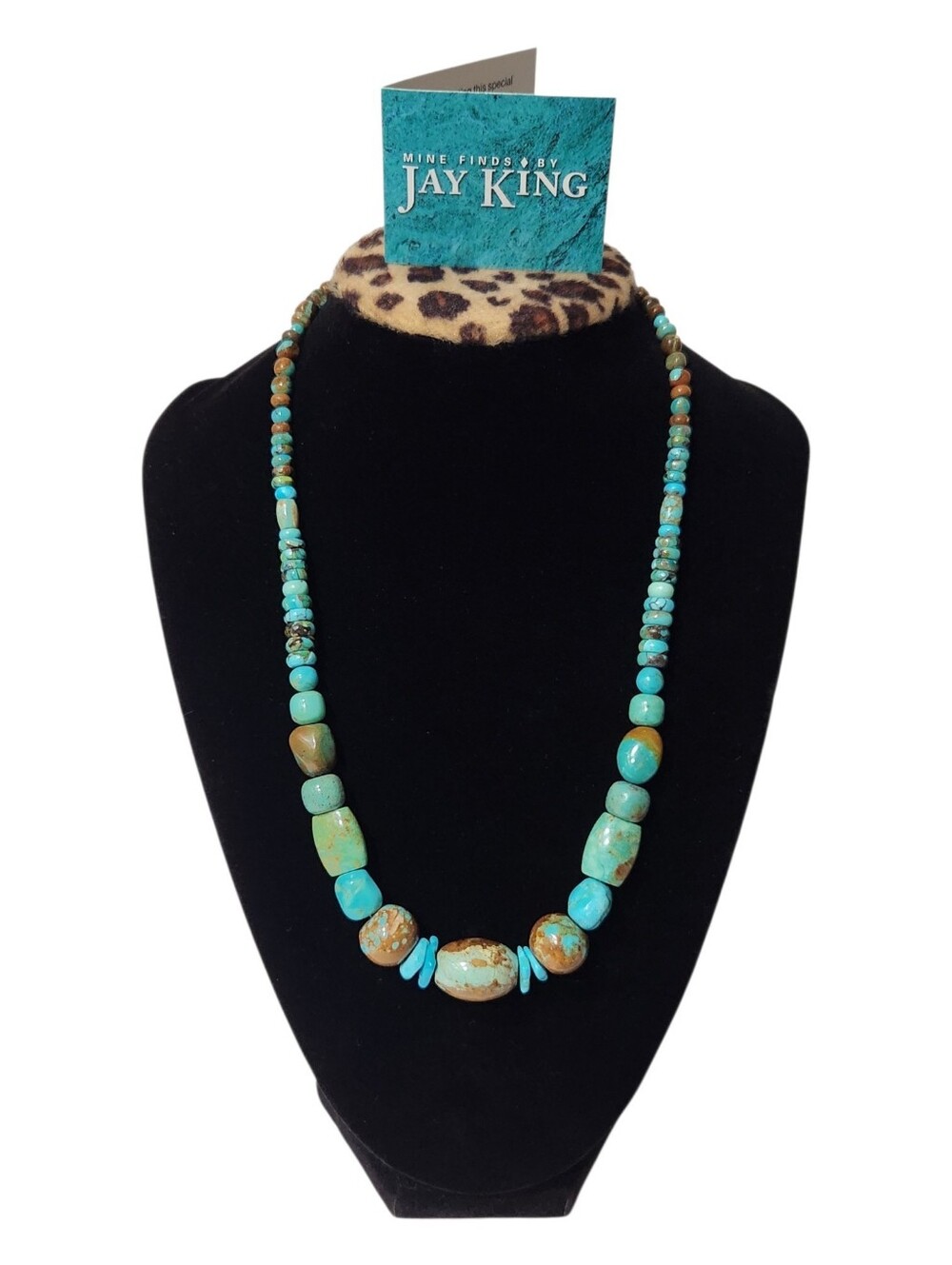 NEW Jay King Turquoise Mine Finds Collector's Special Edition Bead Necklace